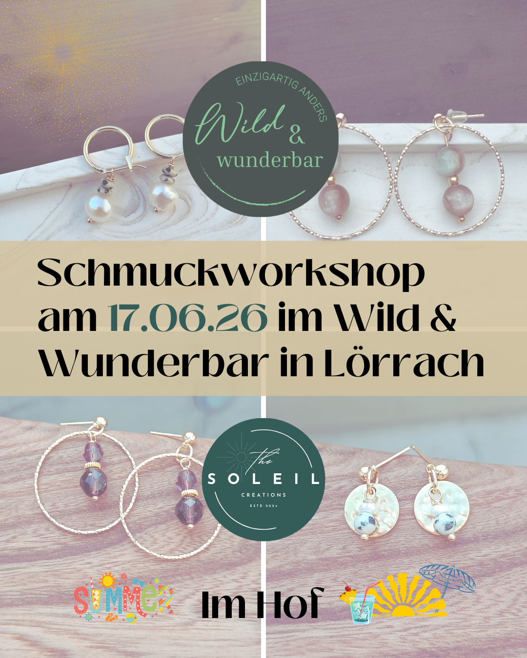 Schmuckworkshop 17.06.26 in Lörrach (DE)