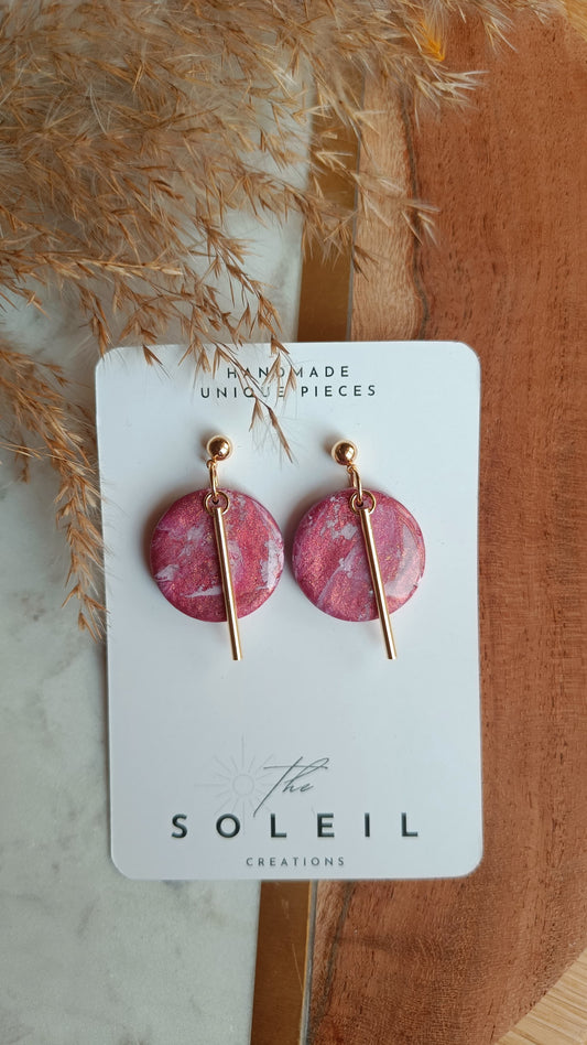 Crimson Beam Ohrringe