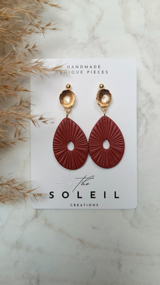 Terracotta Bloom Ohrringe