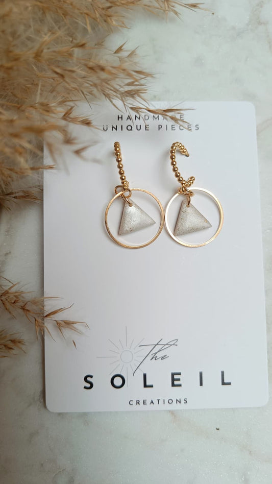 Golden Geometry Ohrringe