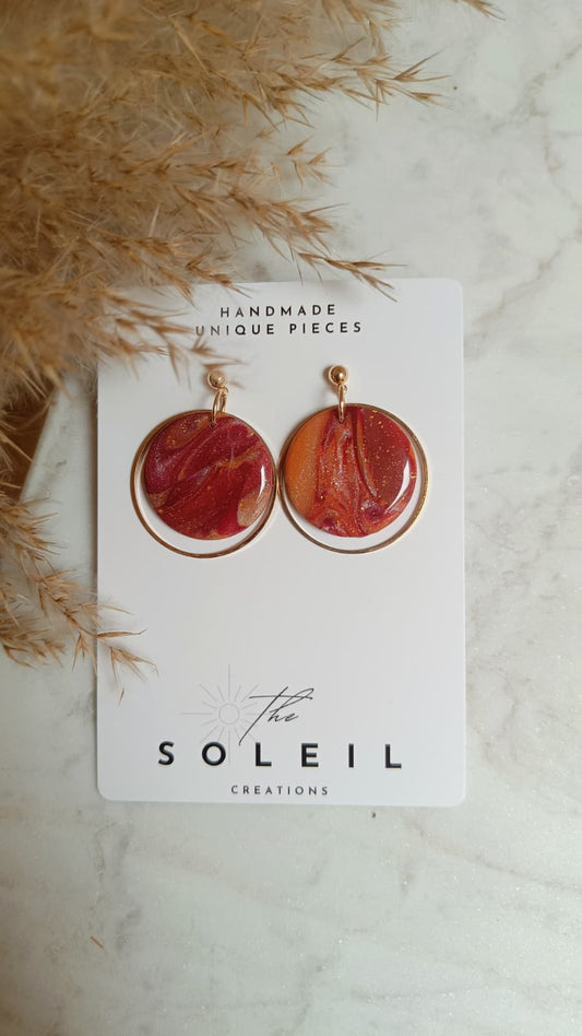 Sunset Flame Ohrringe