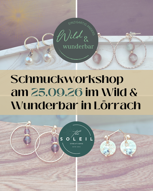 Schmuckworkshop 25.09.26 in Lörrach (DE)