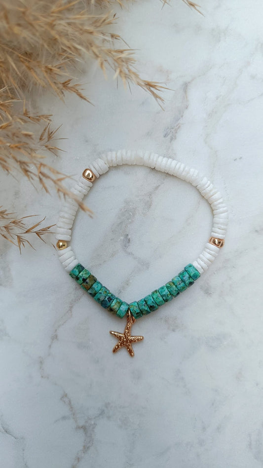 Ocean Breeze Muschel Armband