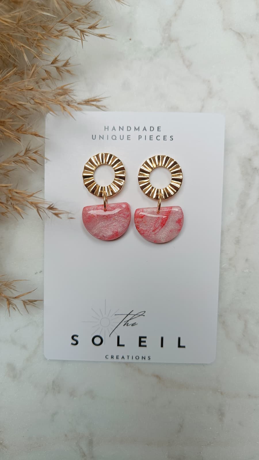 Rosé mood Soleil Ohrringe